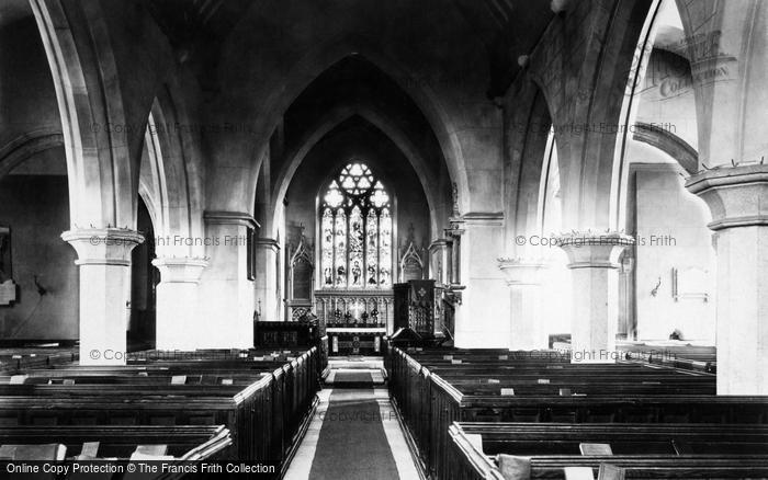 Photo of Kingsbridge, Church Nave East 1890
