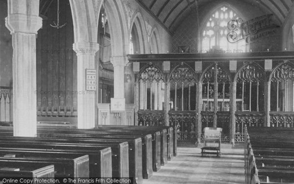 Photo of Kingsbridge, Dodbrooke Church Interior 1895