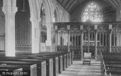 Dodbrooke Church Interior 1895, Kingsbridge