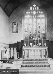 Dodbrooke Church Interior 1896, Kingsbridge