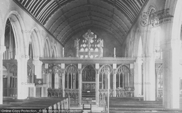 Photo of Kingsbridge, Dodbrooke Church Interior 1904