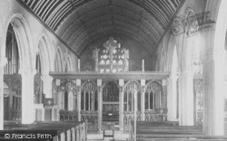 Dodbrooke Church Interior 1904, Kingsbridge