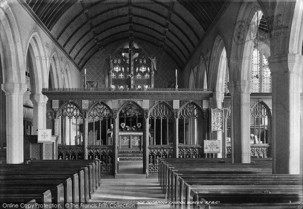 Photo of Kingsbridge, Dodbrooke Church Screen 1896
