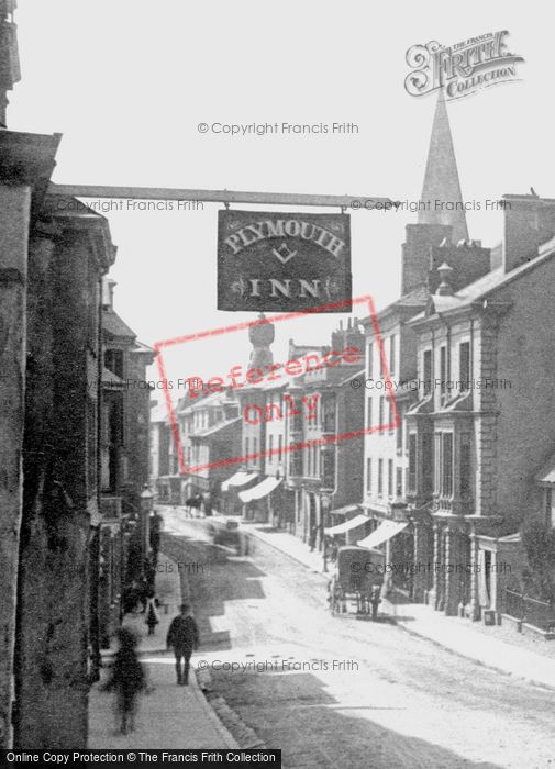Photo of Kingsbridge, Fore Street 1895