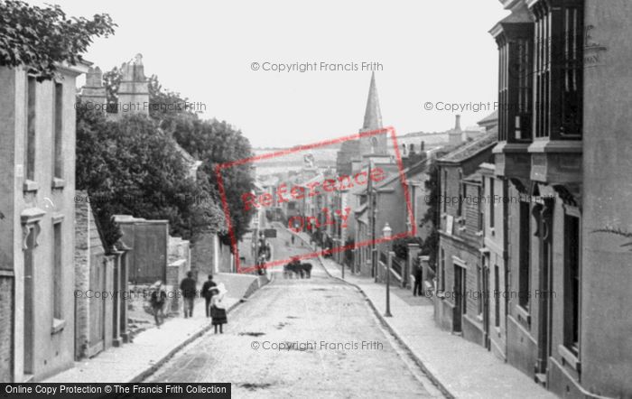 Photo of Kingsbridge, Fore Street 1896