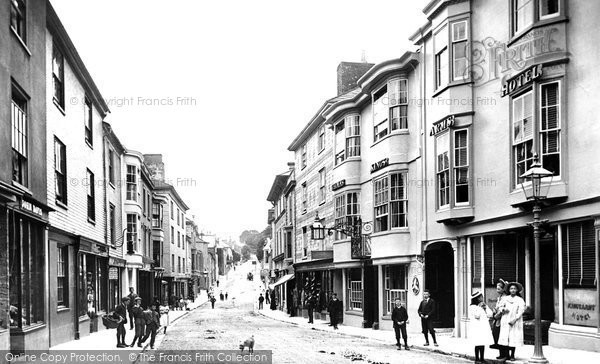 Photo of Kingsbridge, Fore Street 1896