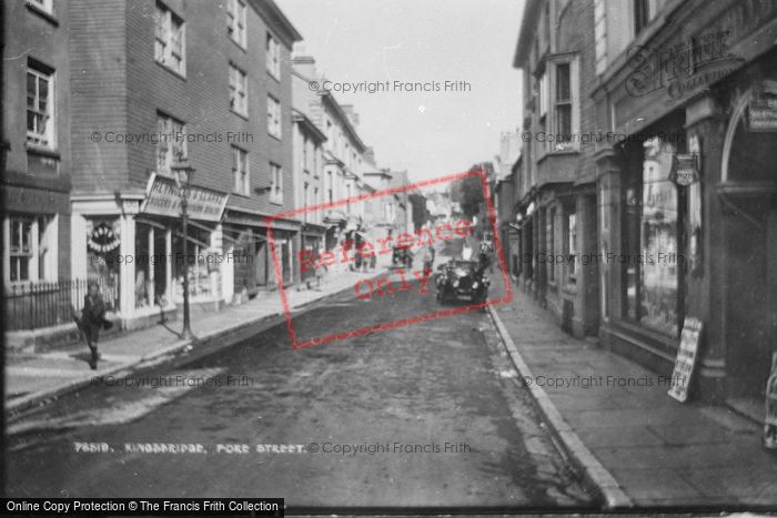 Photo of Kingsbridge, Fore Street 1924