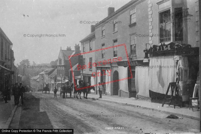Photo of Kingsbridge, Fore Street, Looking Down 1895