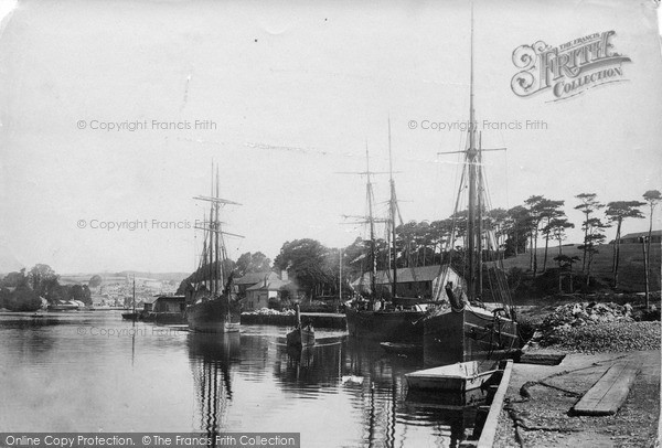 Photo of Kingsbridge, Sailing Ships c.1890