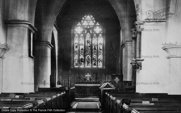 Photo of Kingsbridge, St Edmund's Church Interior 1895