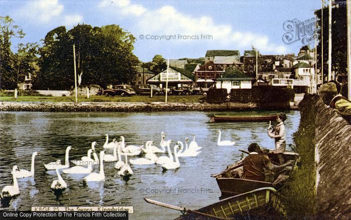 Photo of Kingsbridge, The Swans c.1955