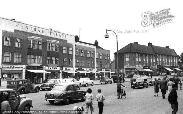 Photo of Kingsbury, Central Parade c.1960