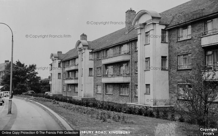 Photo of Kingsbury, Kingsbury Road, Sutherland Court c.1960