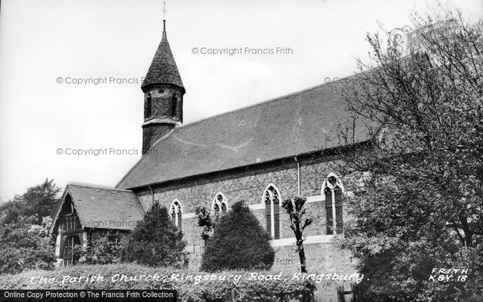 Photo of Kingsbury, Parish Church, Kingsbury Road c.1955