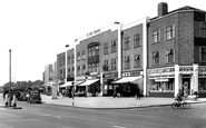 Kingsbury, Station Parade, Kingsbury Road c1950