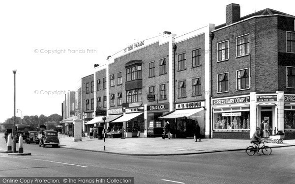 Photo of Kingsbury, Station Parade, Kingsbury Road c1950