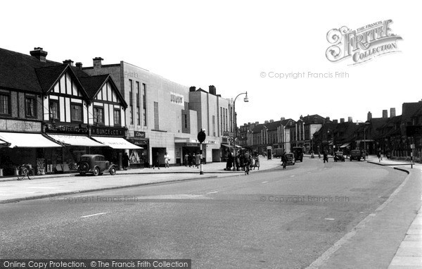 Photo of Kingsbury, The Broadway And Station Parade c.1950