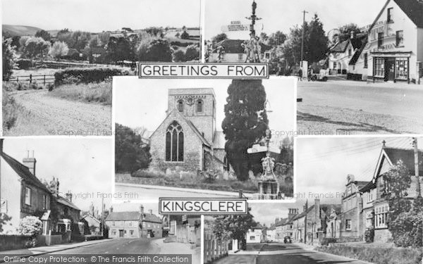 Photo of Kingsclere, Composite c.1955