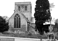 St Mary's Church c.1955, Kingsclere