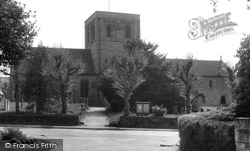 St Mary's Church c.1955, Kingsclere