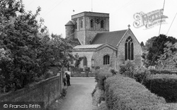 St Mary's Church c.1960, Kingsclere