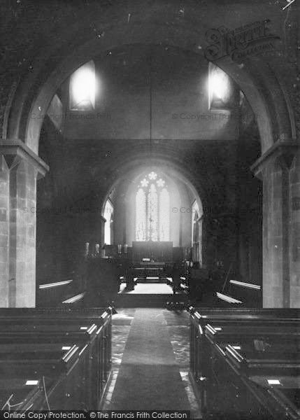 Photo of Kingsclere, St Mary's Church Interior c.1938