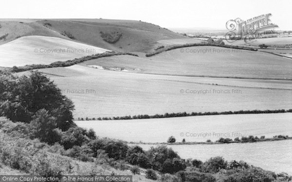 Photo of Kingsclere, View Across The Downs c.1960