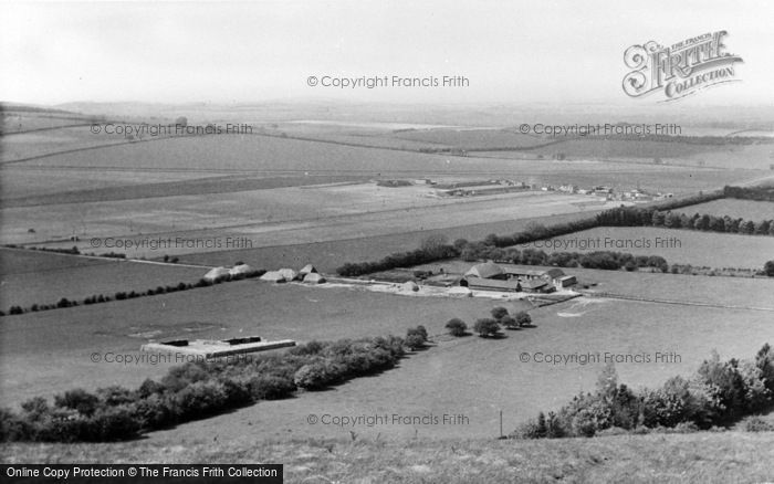 Photo of Kingsclere, View From The Downs c.1955