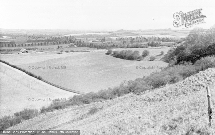 Photo of Kingsclere, View From The Downs c.1955