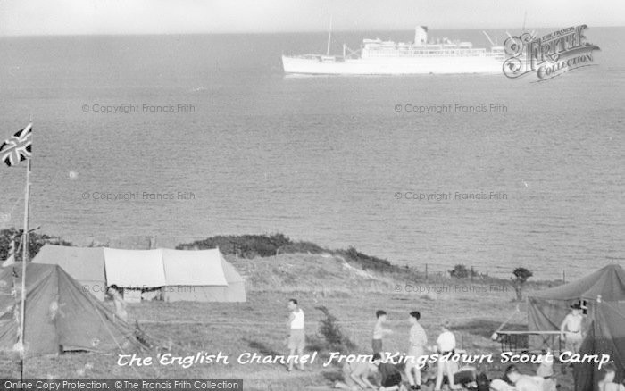 Photo of Kingsdown, English Channel From The Scout Camp c.1965