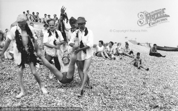 Photo of Kingsdown, Holiday Camp, Carrying King Neptune c.1965