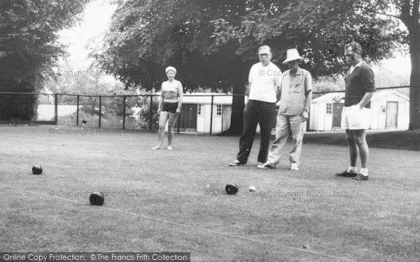 Photo of Kingsdown, Holiday Camp, Playing Bowls c.1965
