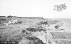 The Beach From The Cliffs c.1960, Kingsdown