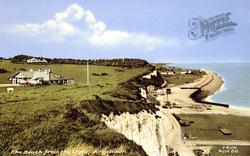 The Beach From The Cliffs c.1960, Kingsdown
