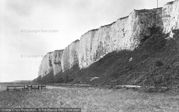 Photo of Kingsdown, The Cliffs 1924