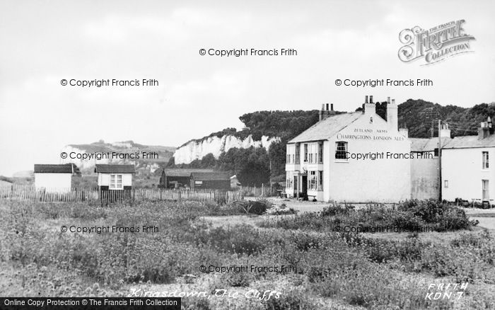Photo of Kingsdown, The Cliffs c.1955