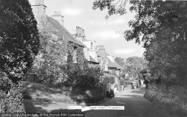 Photo of Kingsdown, Upper Street c.1955