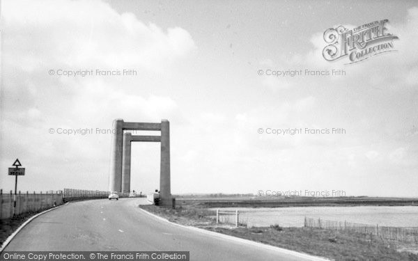 Photo of Kingsferry Bridge, c.1960