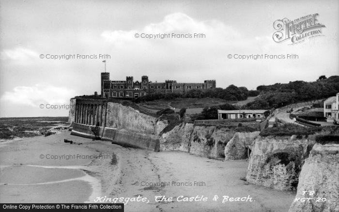 Photo of Kingsgate, The Castle And Beach c.1955