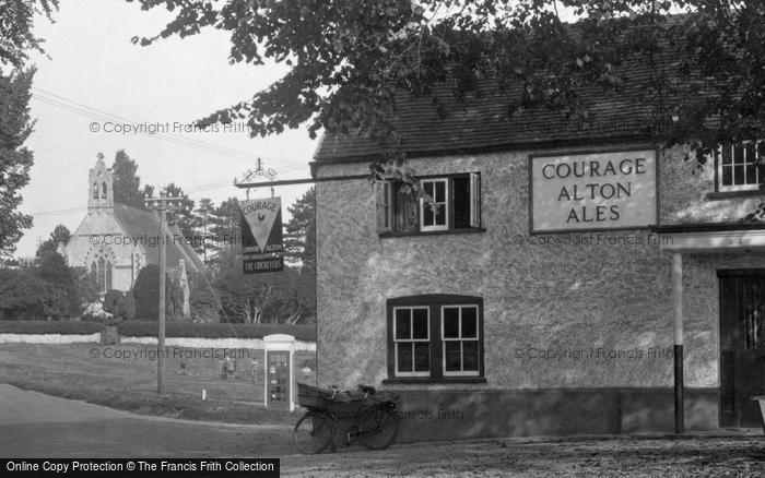 Photo of Kingsley, The Cricketers And Church 1933