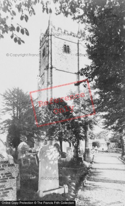 Photo of Kingsteignton, The Church Tower c.1955