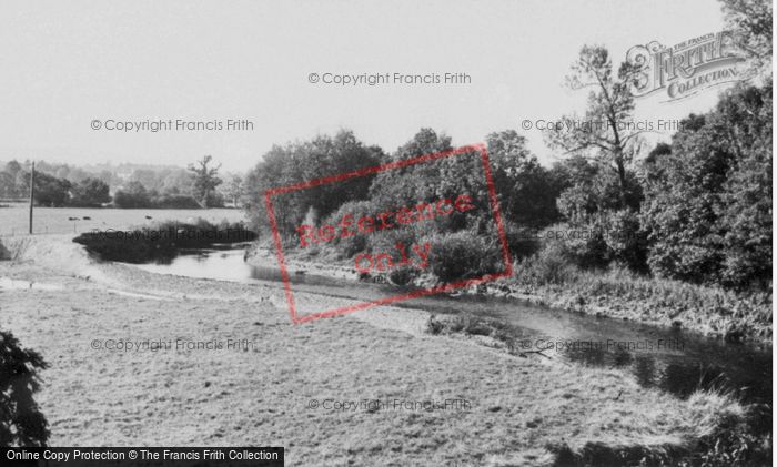 Photo of Kingsteignton, The River From Teign Bridge c.1950