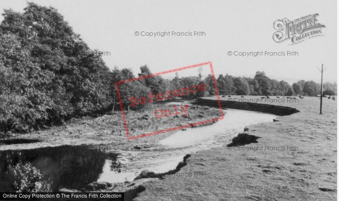 Photo of Kingsteignton, The River From Teign Bridge c.1950