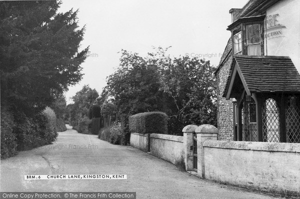 Photo of Kingston, Church Lane c.1955