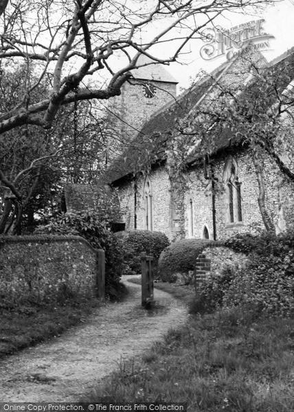Photo of Kingston Near Lewes, St Pancras Church c.1965