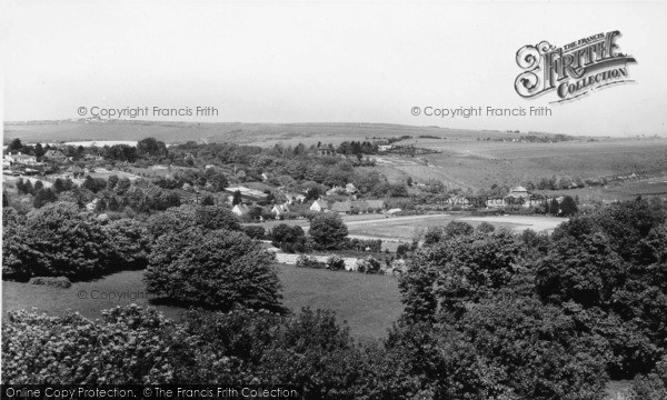 Photo of Kingston Near Lewes, View From Kingston Hill c.1960