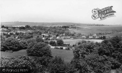 Kingston Near Lewes, View From Kingston Hill c.1960, Kingston Near Lewes