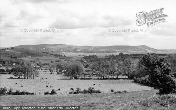Photo of Kingston Near Lewes, View From The Downs c.1965