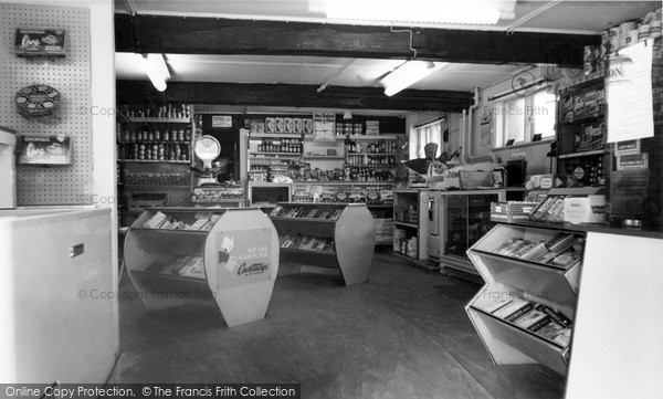 Photo of Kingston Near Lewes, Village Shop And Post Office Interior c.1960