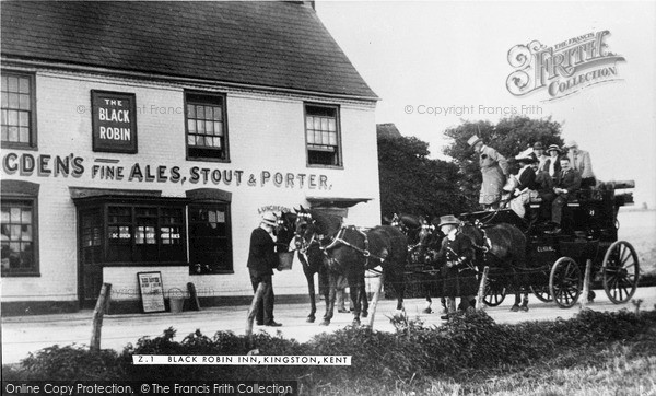 Photo of Kingston, The Black Robin Inn c.1900